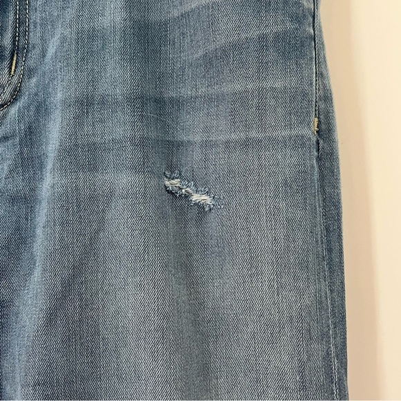 Hudson 28x25 Piper Wide Leg Jean Sky Blossom 0186 light wash low rise - Picture 4 of 12